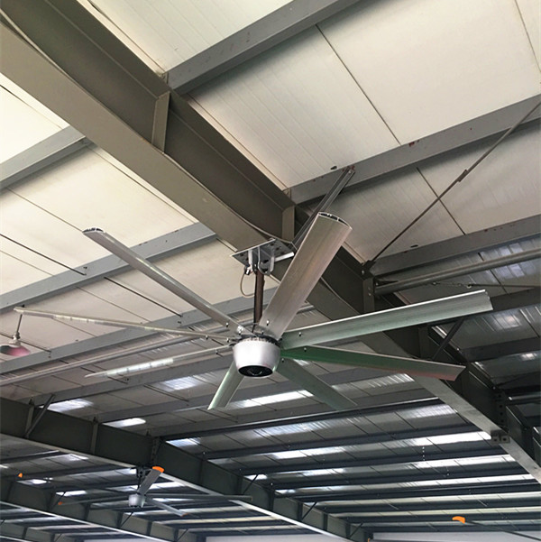 ventilatore da soffitto ad alta velocità di 220V 2.4m, grandi ventilatori da soffitto del magazzino di Aipukeji