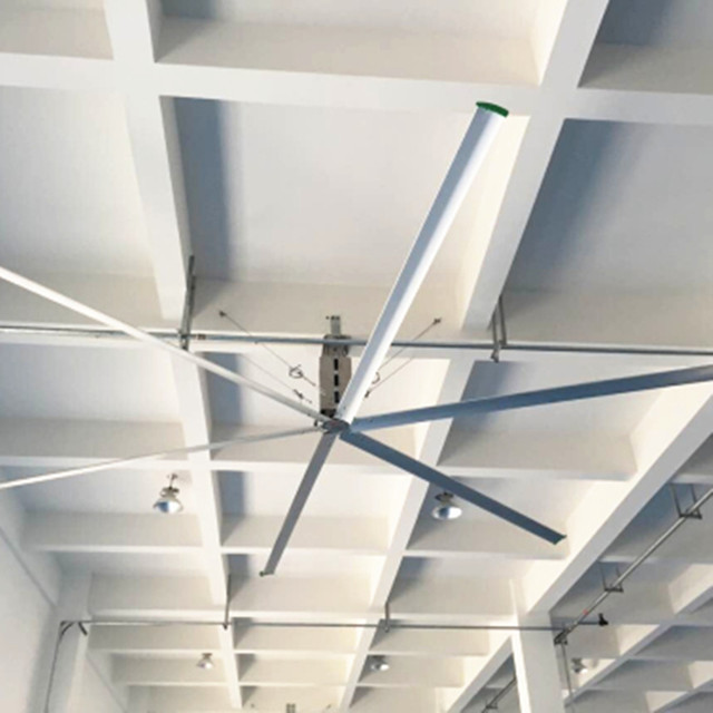 Grande ventilatore da soffitto industriale di aviazione dell'alluminio di FT 6.6m dei ventilatori da soffitto 22