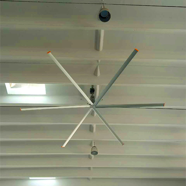 Grande ventilatore da soffitto di dimensione, grandi ventilatori da soffitto del negozio con il materiale della lega di alluminio