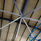 Ventilatore da soffitto di pala elettrico del metallo dell'officina, ventilatori da soffitto industriali del negozio da 22 FT