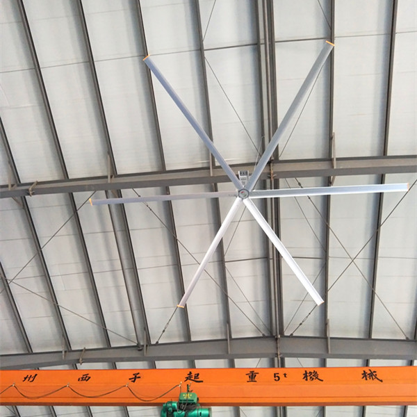 Grande industriale un ventilatore da soffitto da 12 piedi, ventilatore da soffitto di HVLS con il motore a corrente alternata